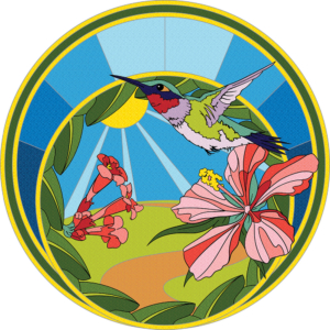 hummingbird medallion